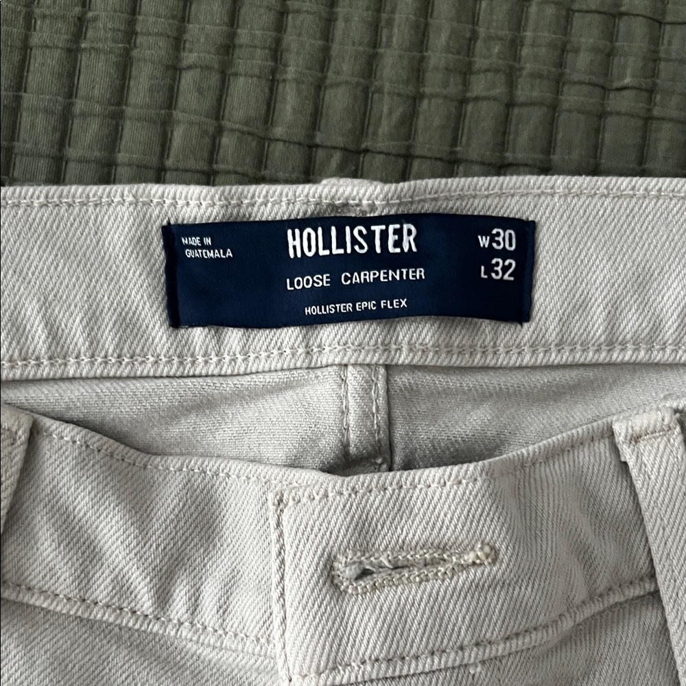 Hollister Men's Cream Jeans - Picture 3 of 4